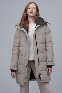 Chamarras Canada Goose Mujer México - Shelburne Abrigos Beige NH0918473